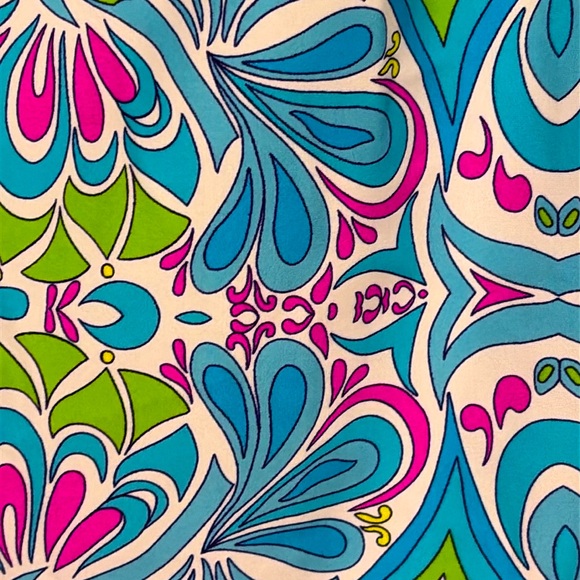 JUDE CONNALLY Aqua Pink Beautiful Colorful Elastic On Off Shoulder Top Size S - Picture 9 of 11